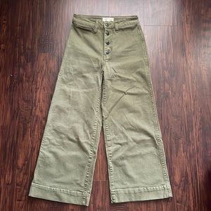 Madewell High Waist Crop Chino